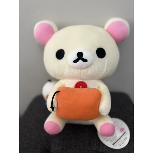 Korilakkuma Plush Shaking Duck San-X Super Soft Plushie 10” BNWT US Seller - Picture 3 of 4